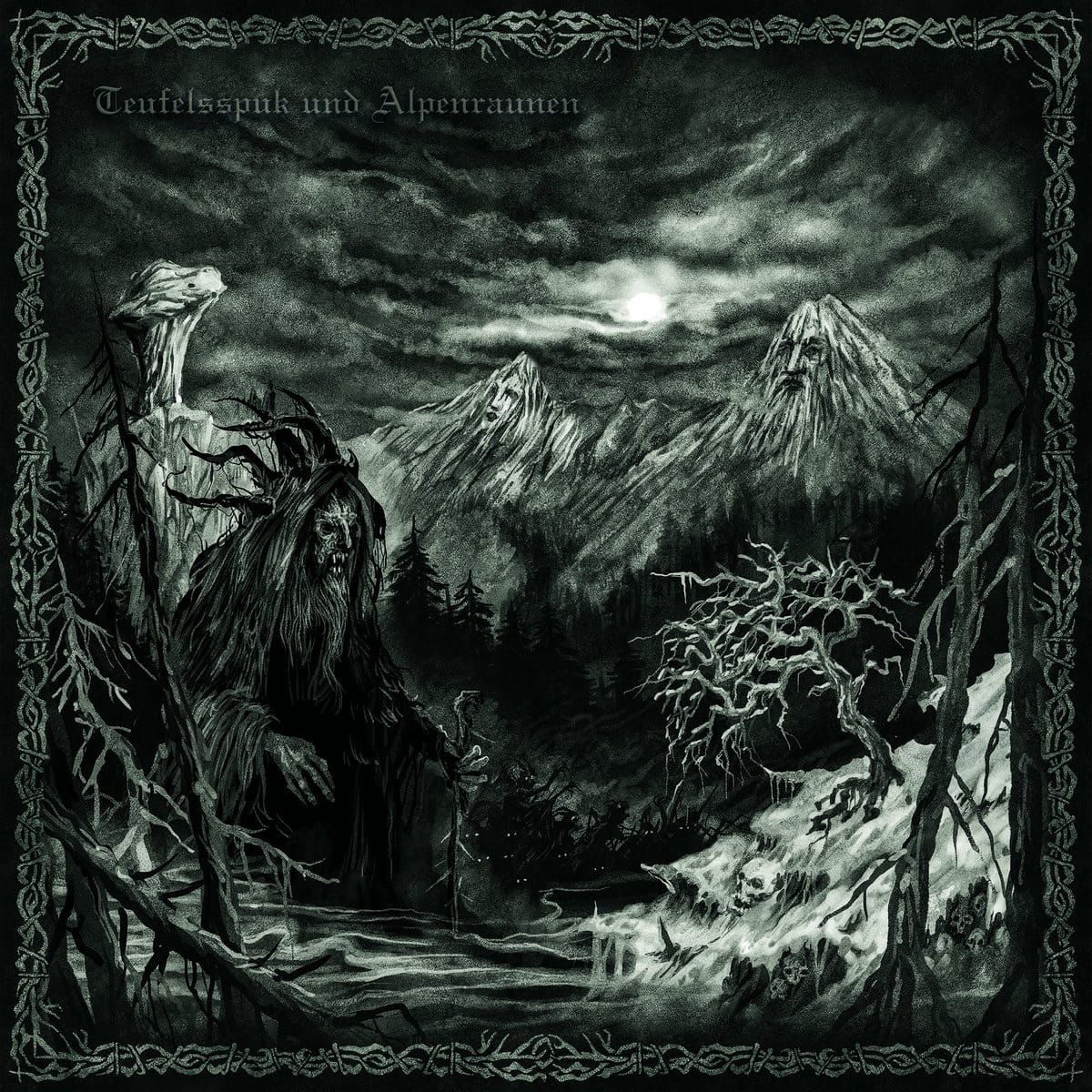 DRUDENSANG / RAUHNACHT / TANNÖD / VINTERRIKET – Teufelsspuk & Alpenraunen 12″ 2-LP